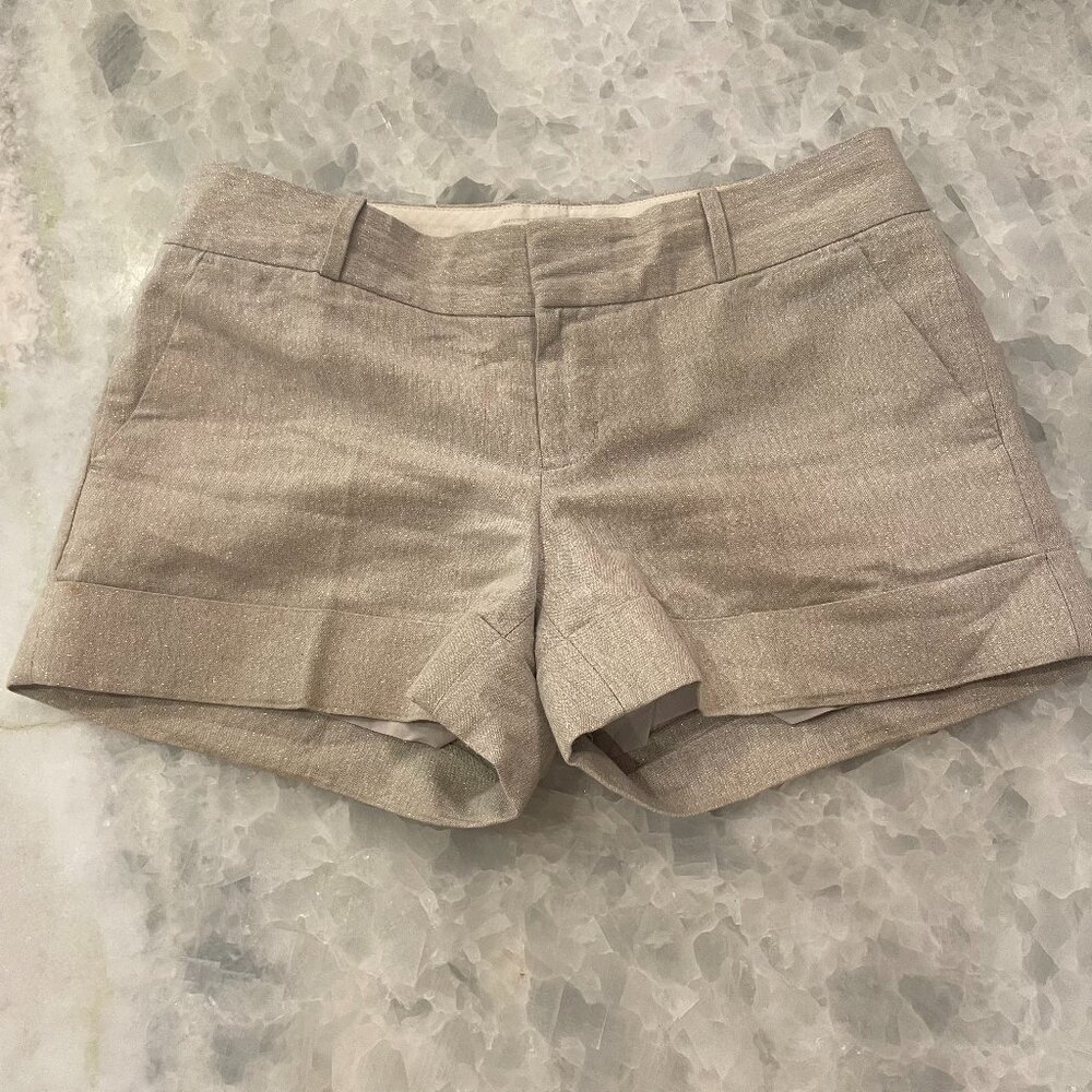 Banana Republic Beige Ryan Fit Linen Shorts